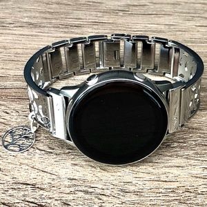 Silver Galaxy Watch 42mm Metal Charm Bangle Band